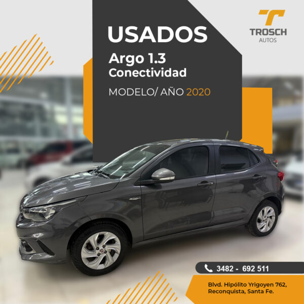 Fiat Argo1.3 Conectividad. Modelo Año 2020