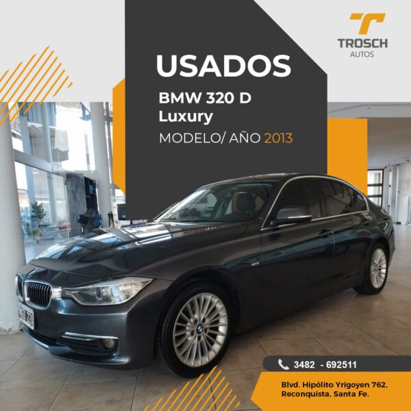 BMW 320 D LUXURY. Modelo Año 2013