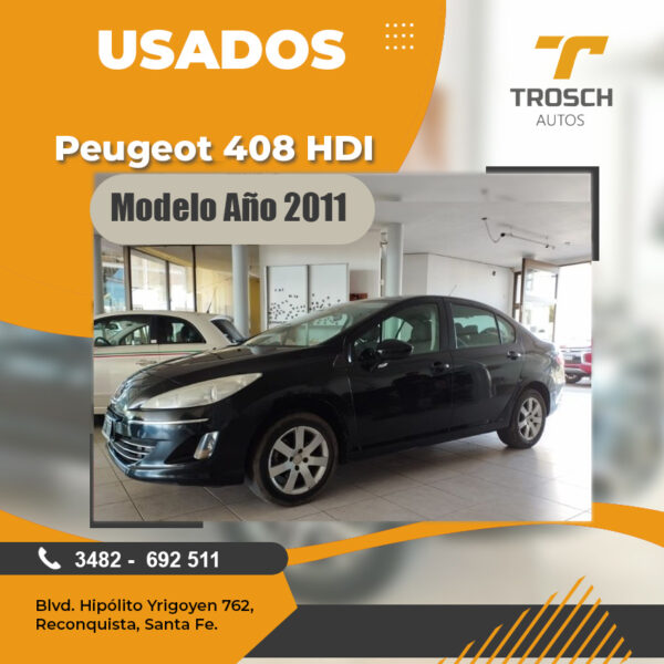 Peugeot 408 HDI. Modelo Año 2011
