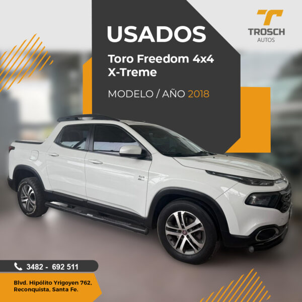 Toro Freedom 4x4 X-Treme. Modelo Año 2018